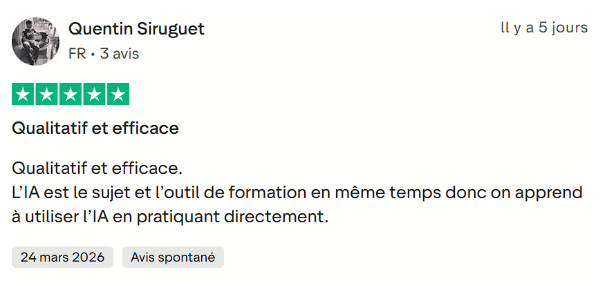 Avis Trustpilot